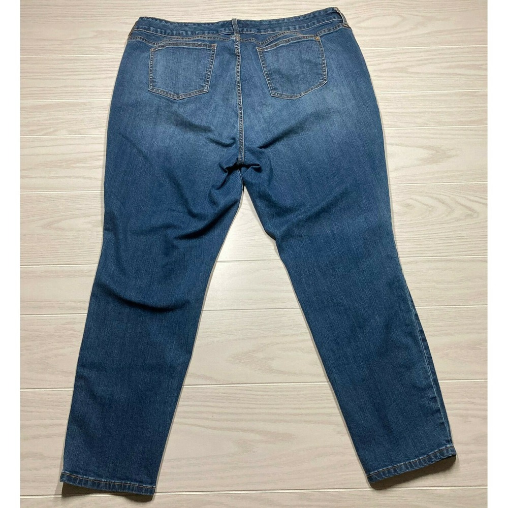 Torrid Women's Curvy Skinny High Rise Jeans Dark Wash Size 22 39x28 - Picture 3 of 10